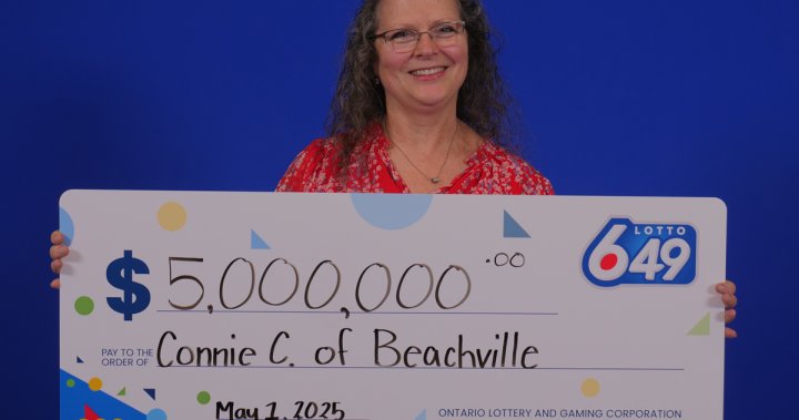 ‘I did it’: Ontario woman almost misses out on cashing in for $5M lottery win
