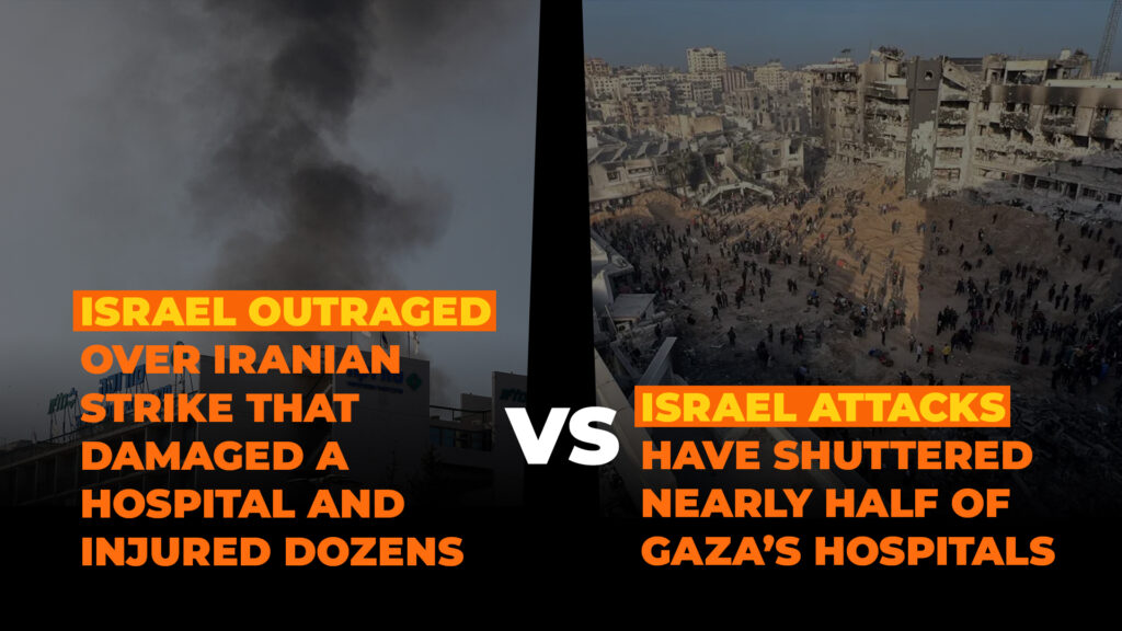 Israeli and Iranian hospital attacks