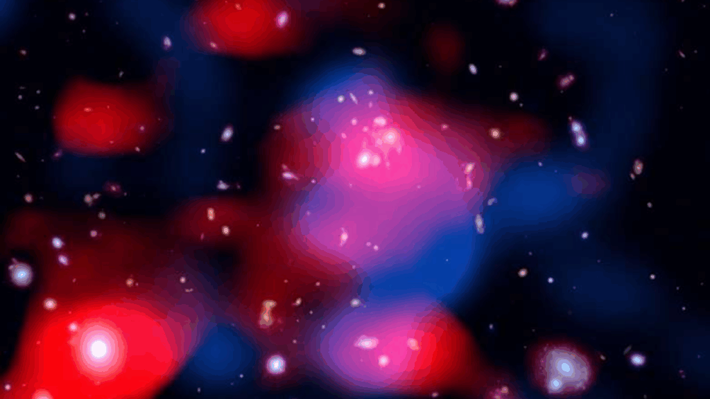 Astronomers detect ancient radio signals from distant galaxy cluster