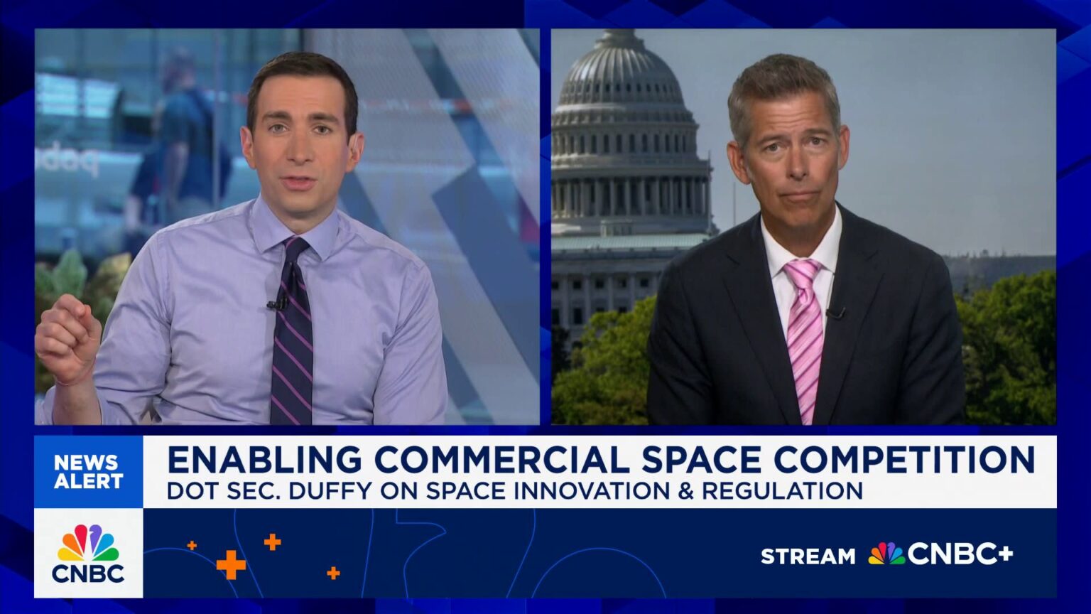 Transportation Sec. Duffy on upgrades to air traffic control, enabling commercial space competition