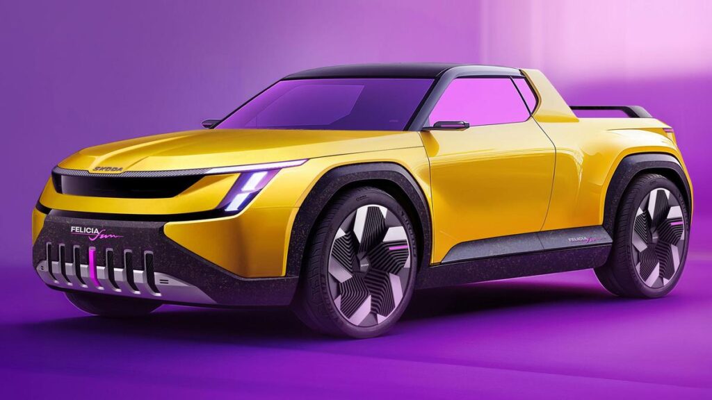 Skoda Felicia Fun ute concept is a modern take on a late-90s oddball